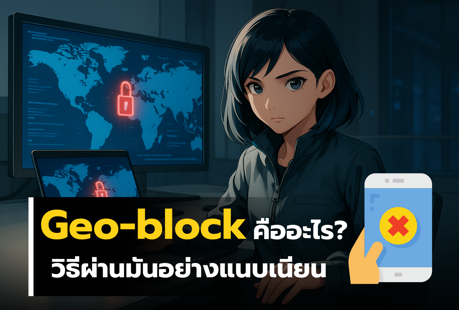 Geo-block คืออะไร?  และวิธีผ่านมันอย่างแนบเนียน