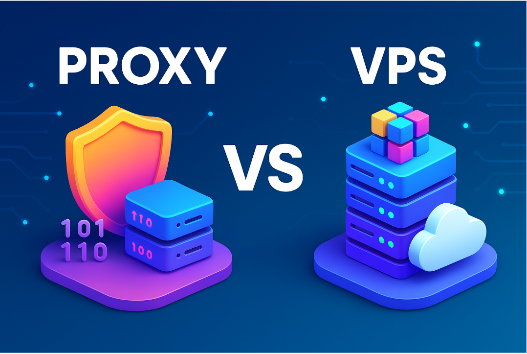 Proxy vs VPS – ต่างกันยังไง และควรเลือกใช้อะไร?