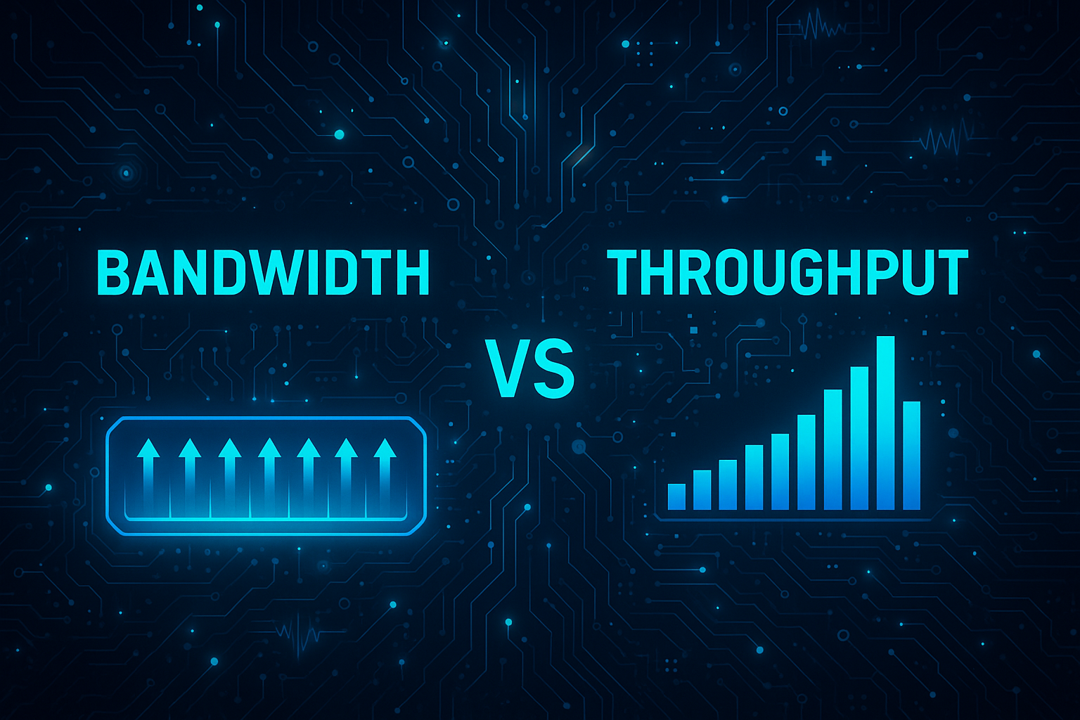 Bandwidth vs Throughput