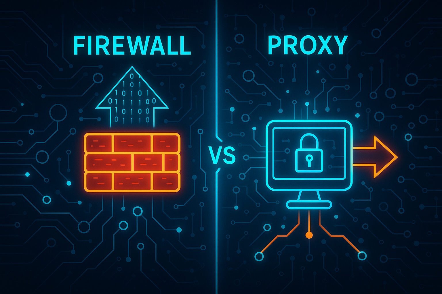 Firewall vs Proxy – อะไรคือความแตกต่าง?