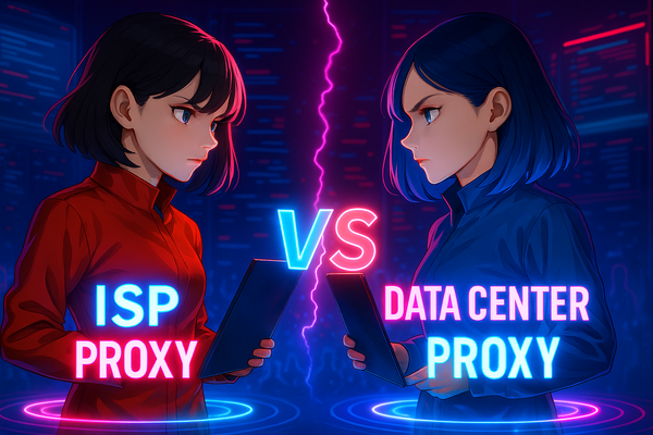 Proxy จาก ISP vs Data Center Proxy